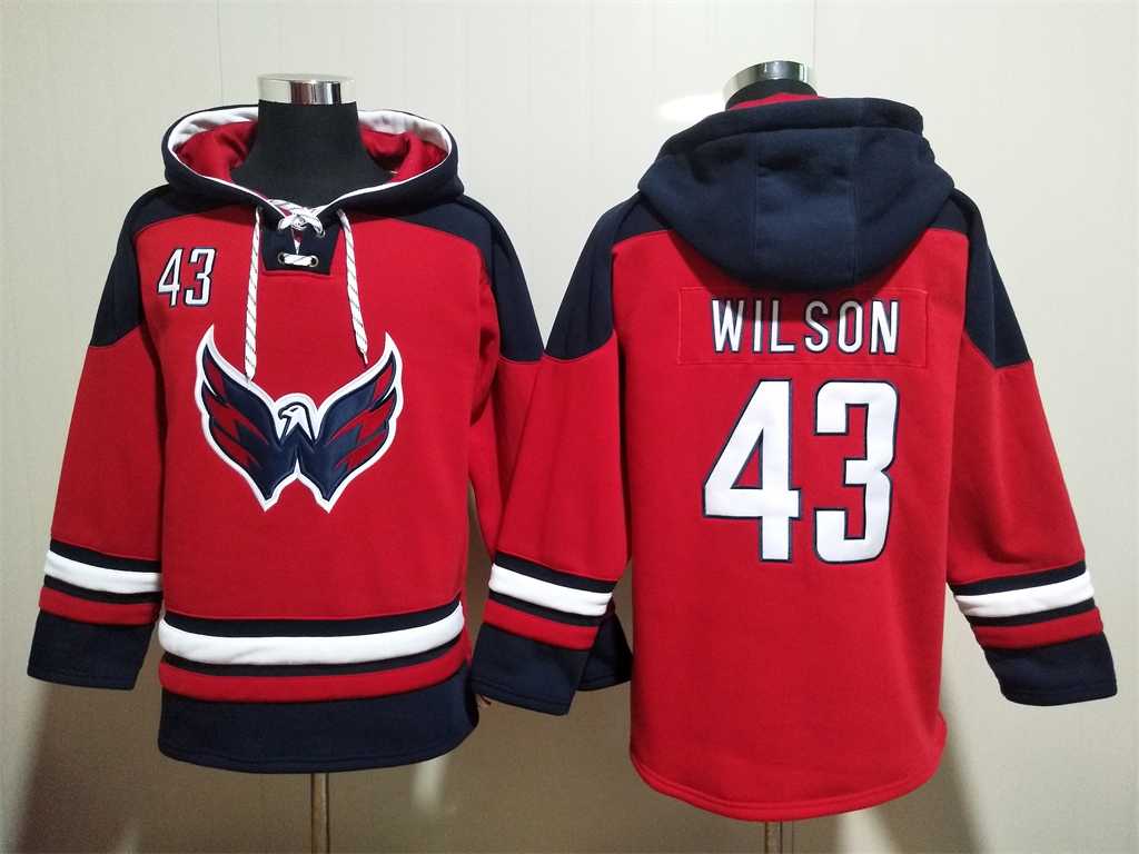 Men's Washington Capitals #43 Tom Wilson Red Ageless Must Have Lace Up Pullover Hoodie,We sell and wholesale Men's Washington Capitals #43 Tom Wilson Red Ageless Must Have Lace Up Pullover Hoodie on line form chian!